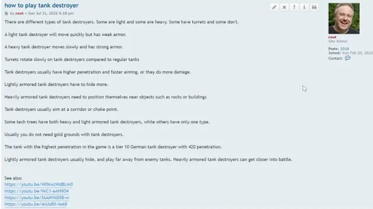 WOT how to play tank destroyer