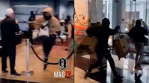 "High Fashion Heist" Group Of Teens Rob Gucci Store In Beverly Hills! 😱