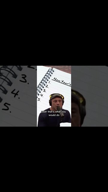 Why do New Year's Resolutions exit? Joe Rogan & Steven Pressfield