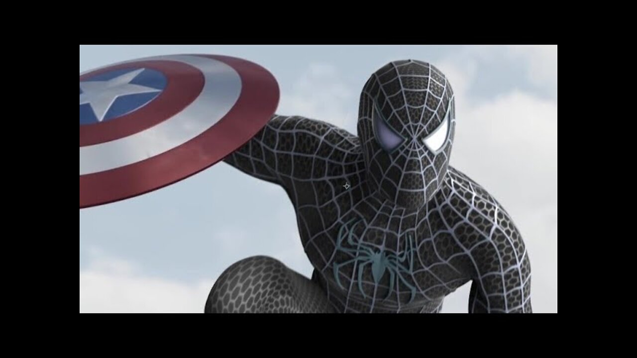 WHAT IF SPIDERMAN with BLACK SUIT Bully Maguire vs IRON MAN vs CAPTAIN AMERICA in CIVIL WAR!!!