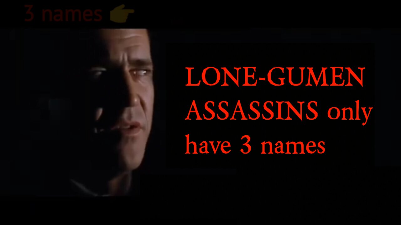 🔫3️⃣ Lone-gumen assassins have THREE NAMES 🔫3️⃣