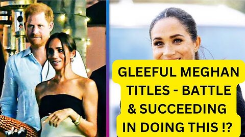 HAS MEGHAN SUCCEEDED IN THIS ROYAL FAMILY BATTLE WITH THIS STUNT!