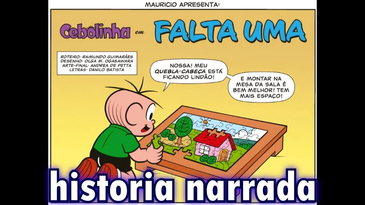 Cebolinha em-Falta uma | Gibis do Rapha