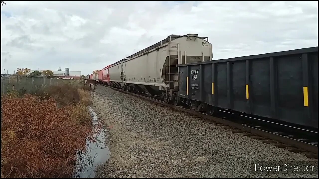 Long Loaded CN Manifest at Valley; Very Fast Manifest Train Through Oshkosh WI-10