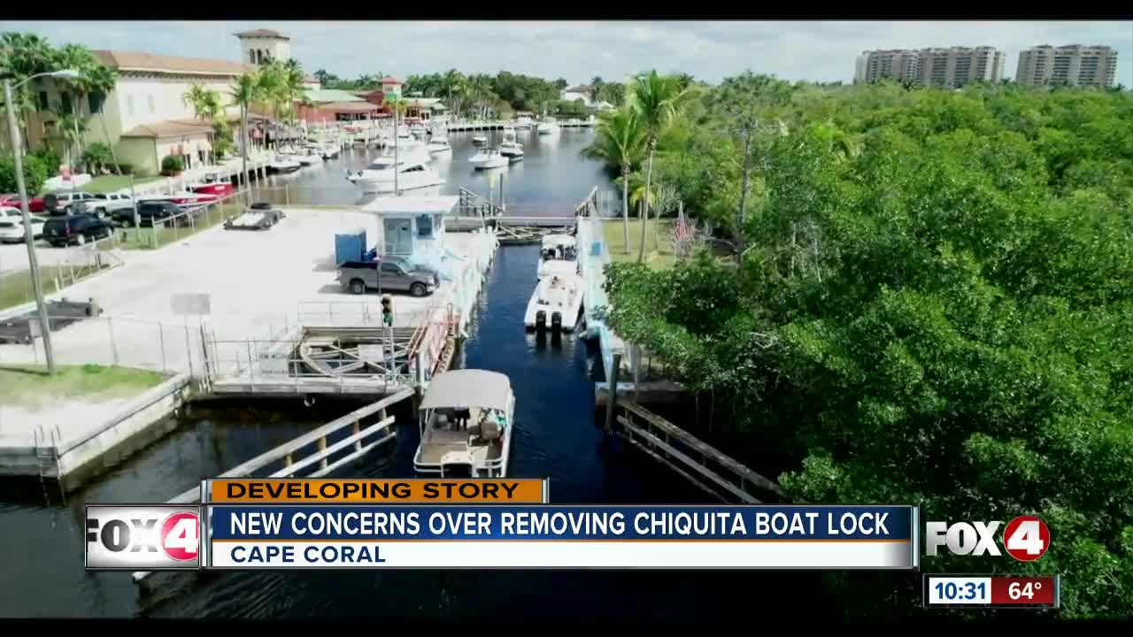 New concerns over removing Chiquita boat lock in Cape Coral