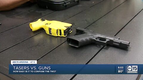 How easy is it to confuse a gun for a Taser?