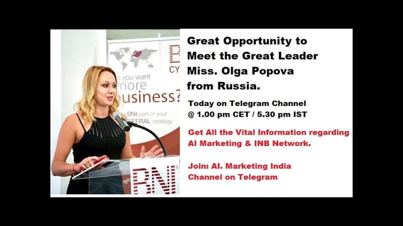 Ai Marketing Meeting with Olga Popova- VIP Director