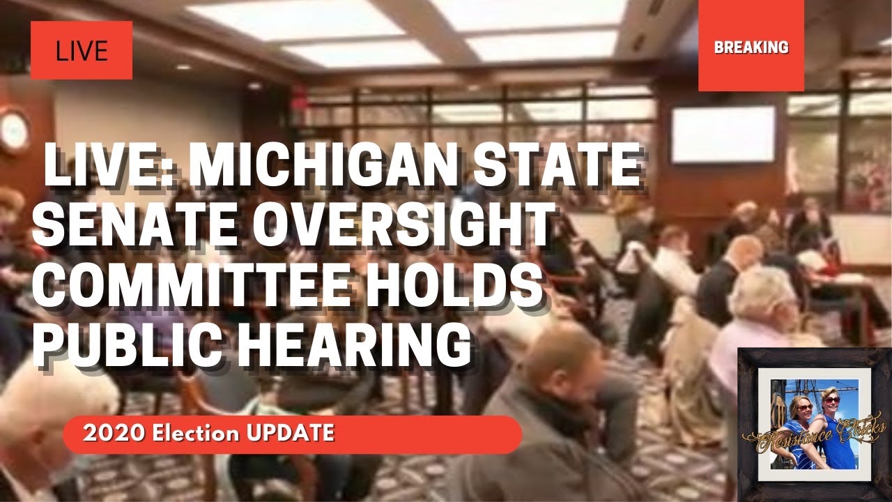 🔴 LIVE: Michigan State Senate Oversight Committee Hearing Morning