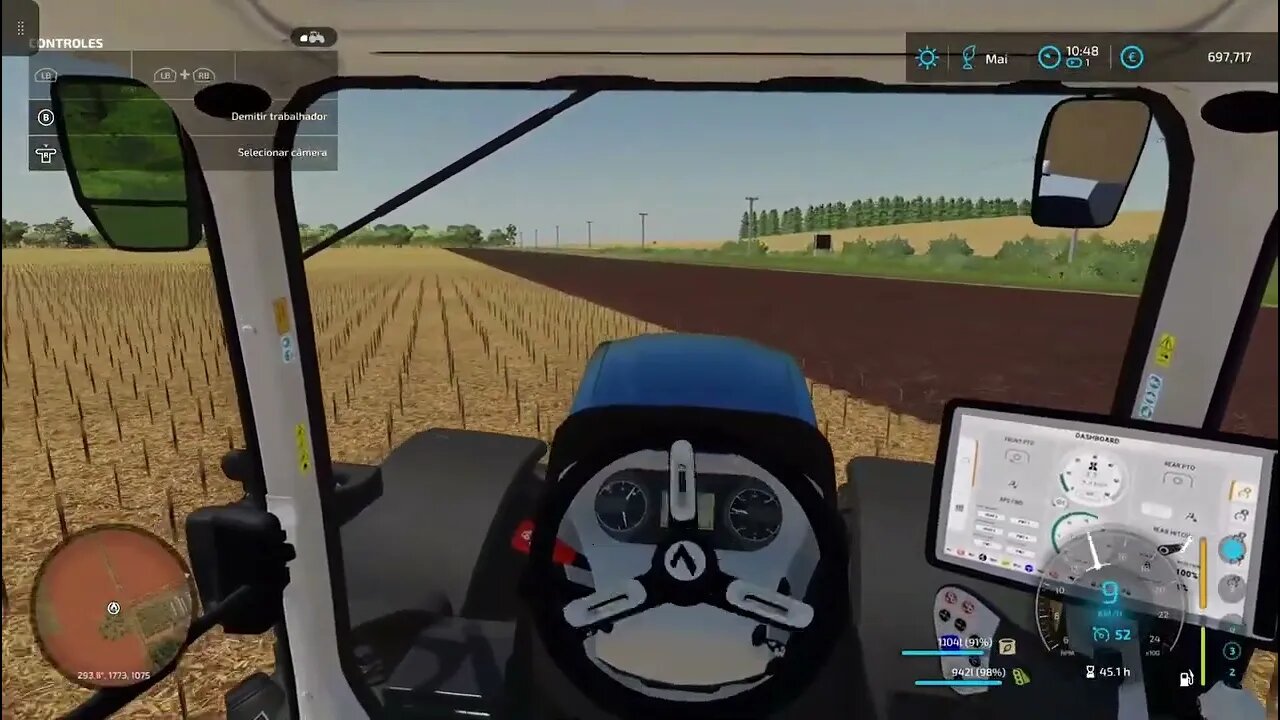 fs22 plantando soja na fazenda bacuri.