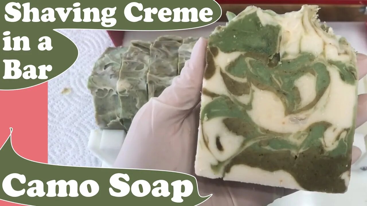 How To Make Natural Soap ~ Men's Shaving Soap in A Bar