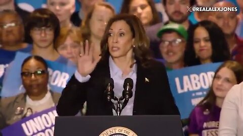 KAMALA HARRIS ADMITS THE POLLS ARE FAKE .