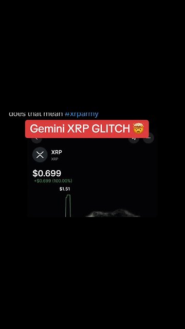 XRP Gemini exchange glitch, are you falling for it again? 🤔 🤯 🚀