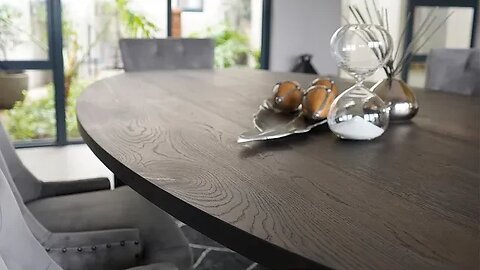 building an OVAL table | DIY WOODWORKING