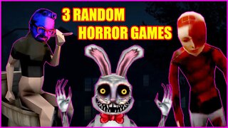 Mr Hopps 3D, Poop Killer 5, A Bark Incident & More | 3 RANDOM HORROR GAMES