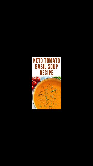 keto recipes | tomato basil soup | low carb | low carb diet | low carb recipes #Shorts #keto