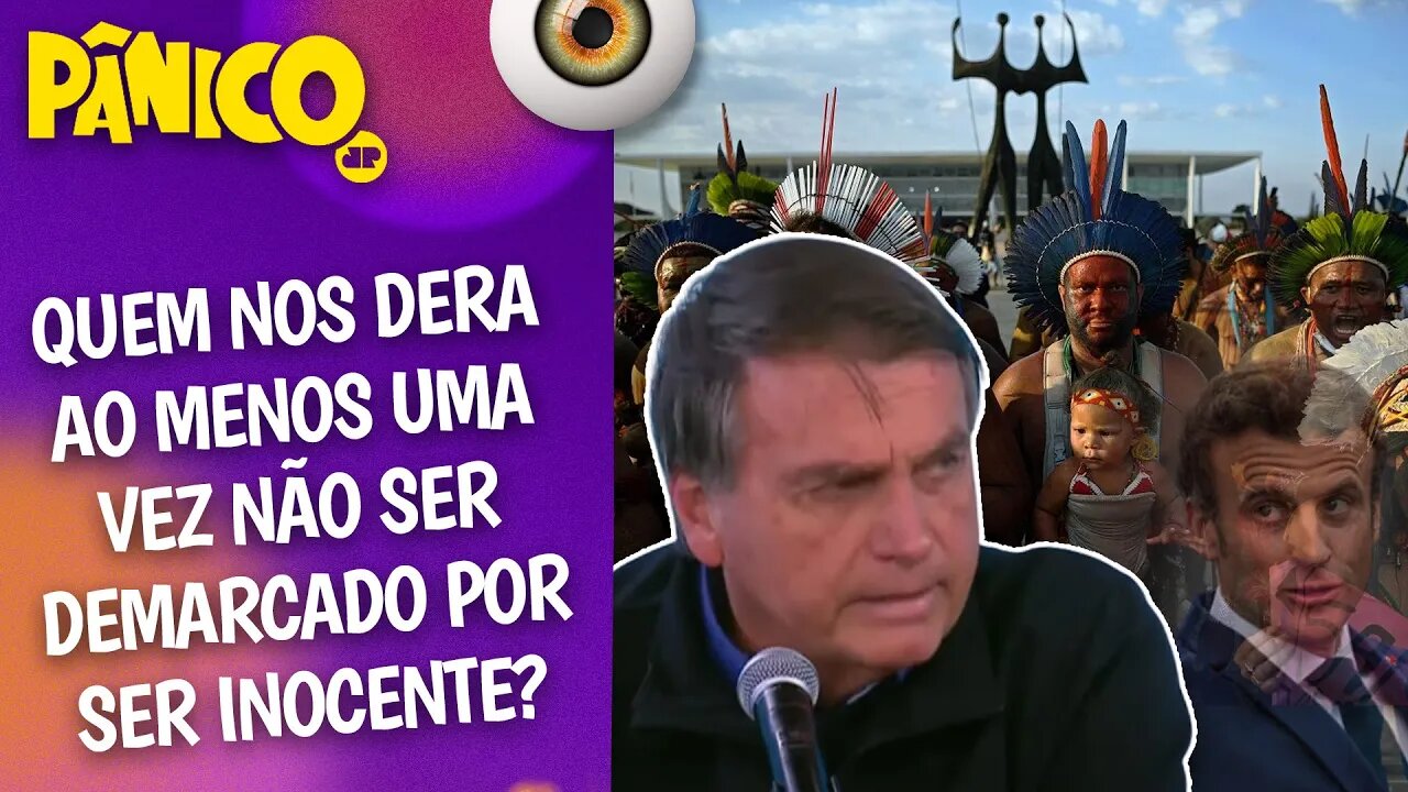 INSEGURANÇA DOS INDÍGENAS É MAIOR QUE FOME DA FRANÇA PELO STATUS DO BRASIL? Bolsonaro comenta