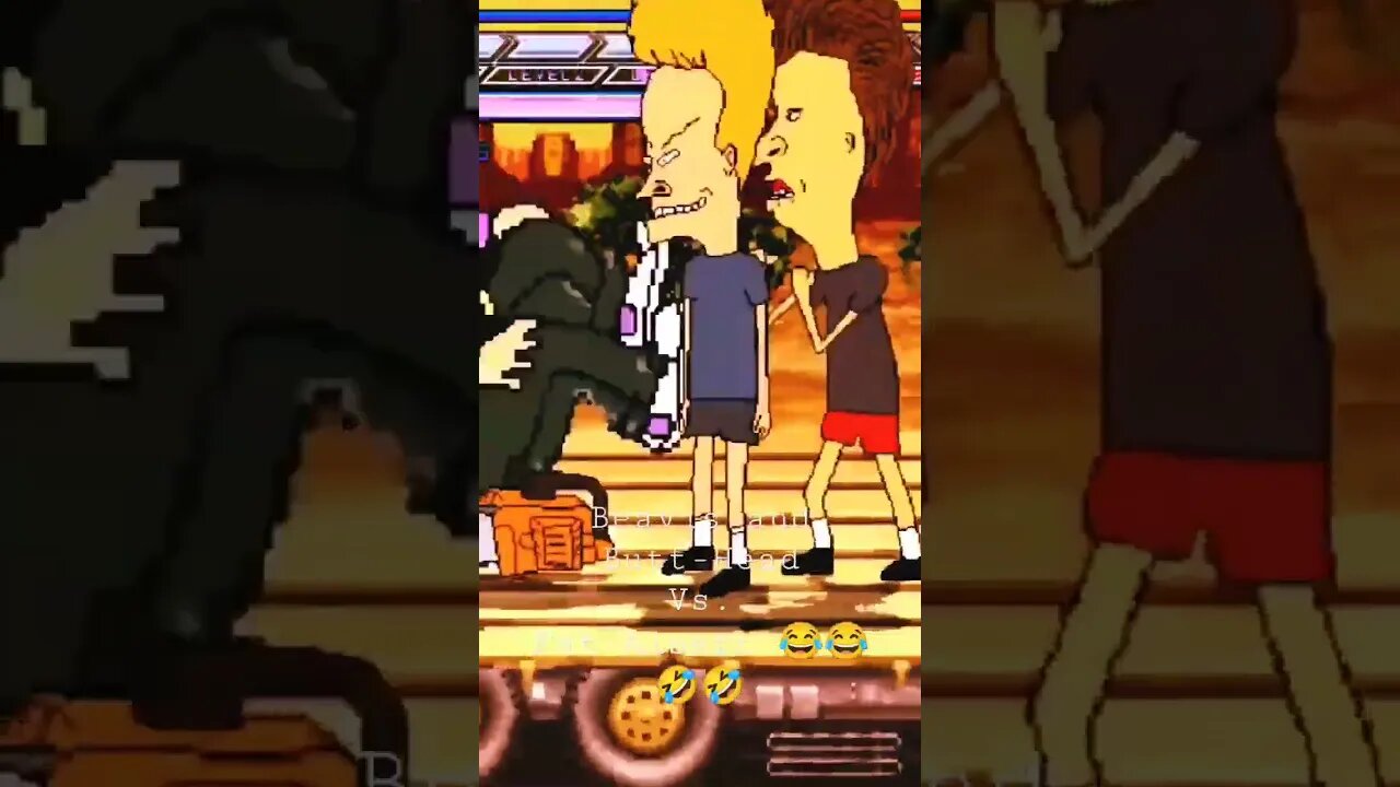 Beavis & butthead vs fat Albert #shortsfeed #shortsvideo #shorts #gaming #mugen #highlights #funny