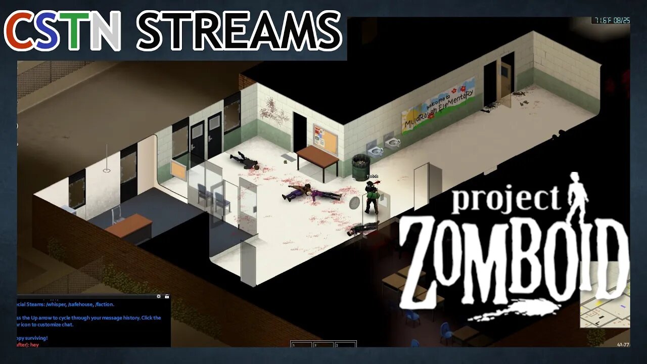 No Shambling in the Halls! - Project Zomboid (Multiplayer)