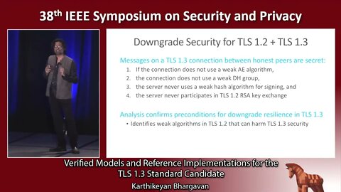 Verified Models and Reference Implementations for the TLS 1 3 Standard Candidate