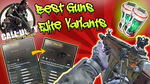 Best of 'Advanced Warfare': Comparing "Best Elite Gun Variants!" (Double DNA Bomb!)