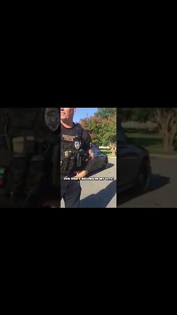 You Don't Belong In MY City - Officer Fired