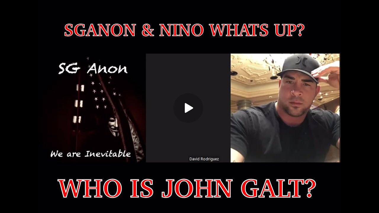 SGANON SITS DOWN WITH NINO & PROVIDES UPDATE ON GLOBAL GEO-POLITICAL LANDSCAPE. TY JGANON