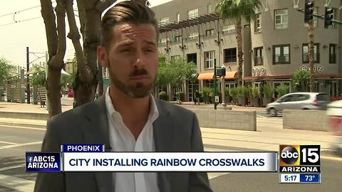 Officials OK rainbow crosswalks for LGBTQ community