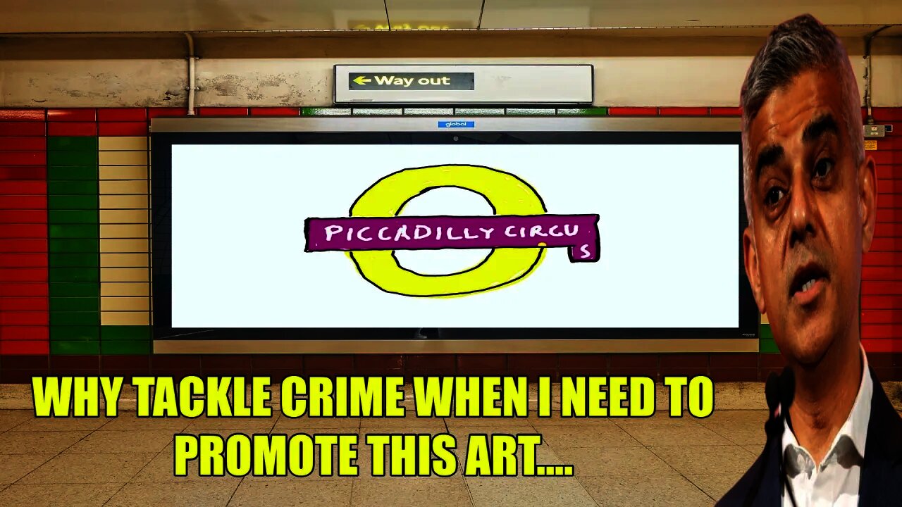 Sadiq Khan Embarrasses London With Cringey Underground "Artwork"
