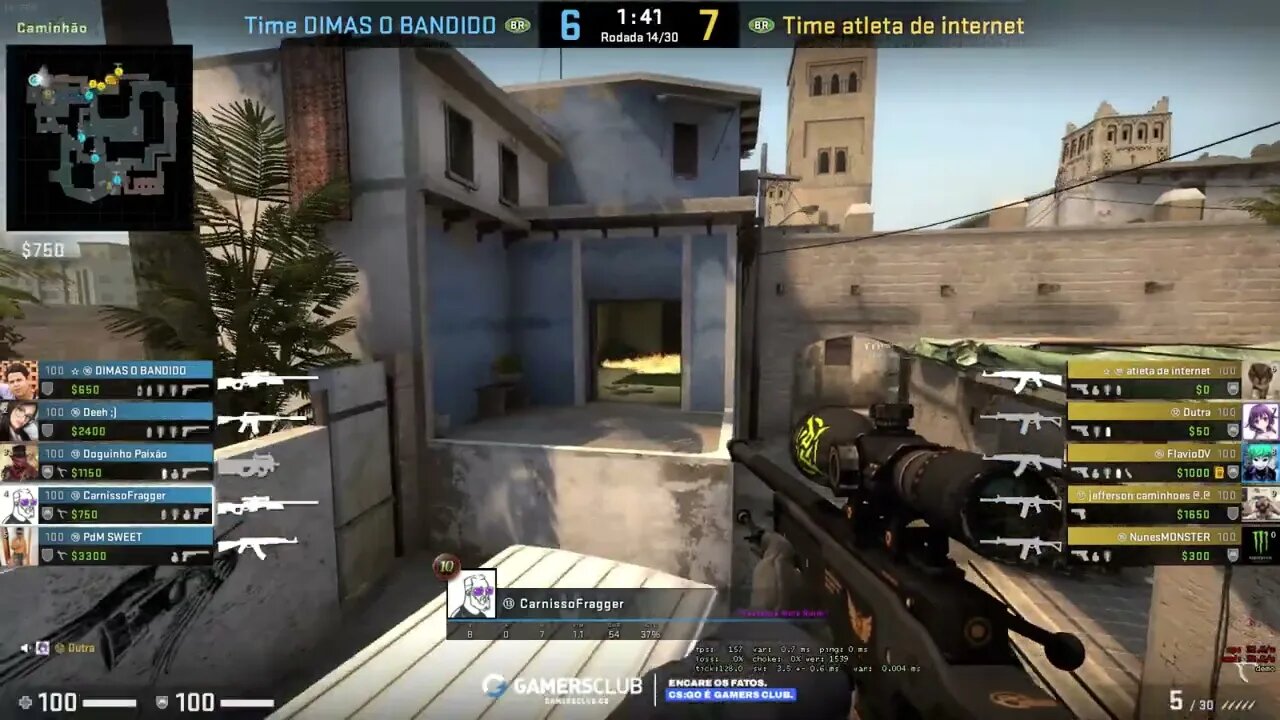 3k Mirage AWP, fora os ameaço!!