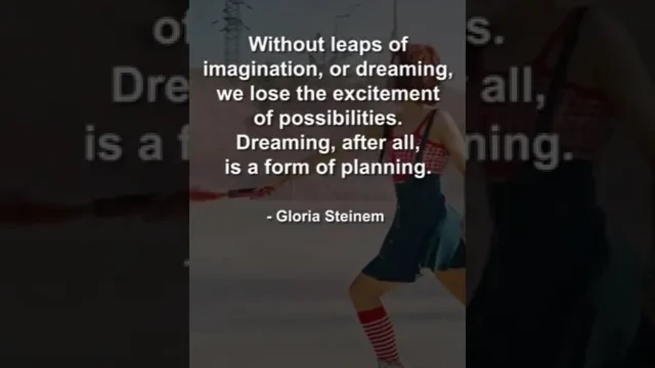 Without leaps of imagination .......Quotes of the day in english