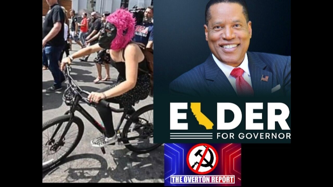 Larry Elder Attacked By White Leftist In Ape Mask