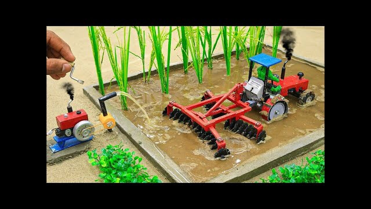 top most creative diy tractor plough machine science project