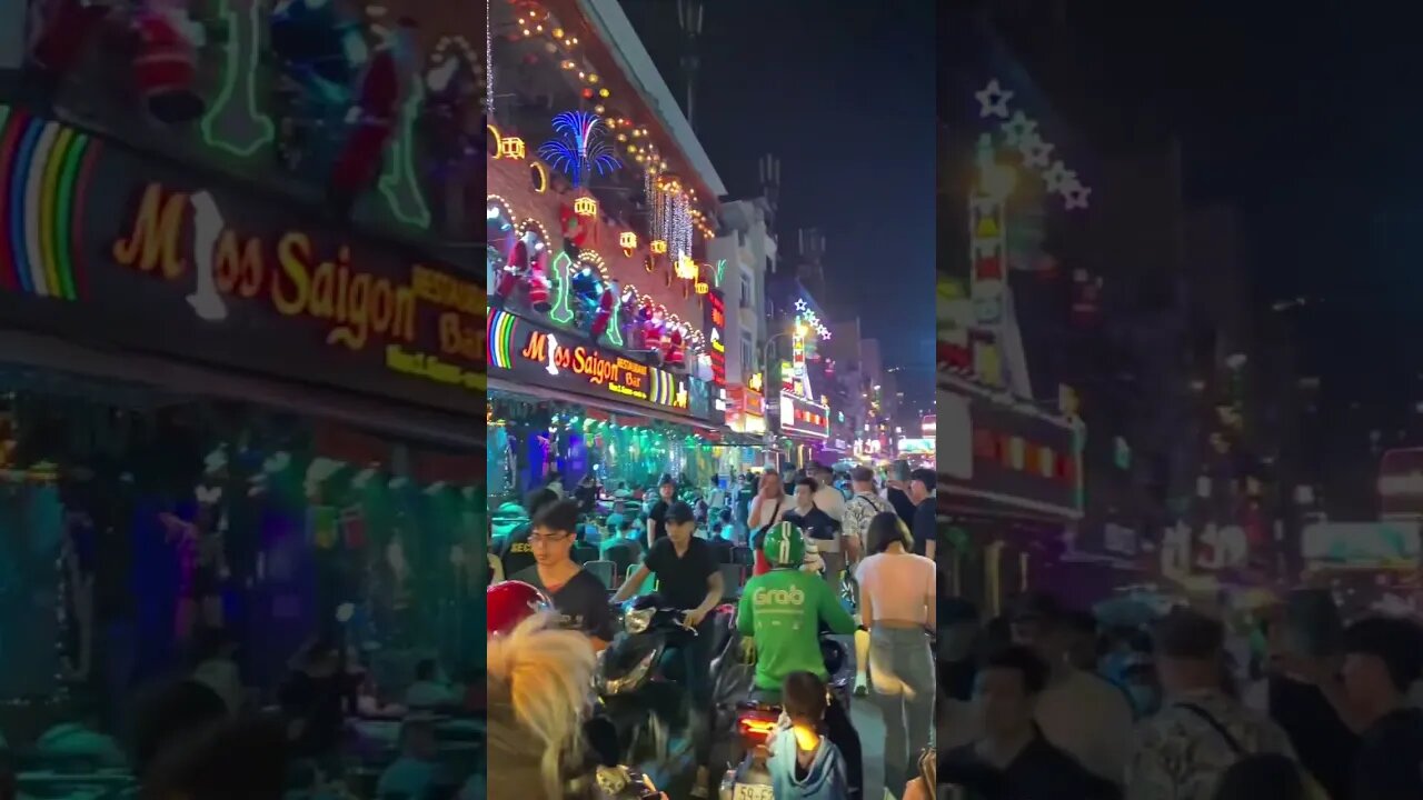 Ho Chi Minh NightLIfe | Walking Street Bui Vien Walking Street | #india #indian #hochiminh