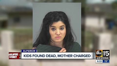 Woman accused of killing her children, found dead in a car in Superior