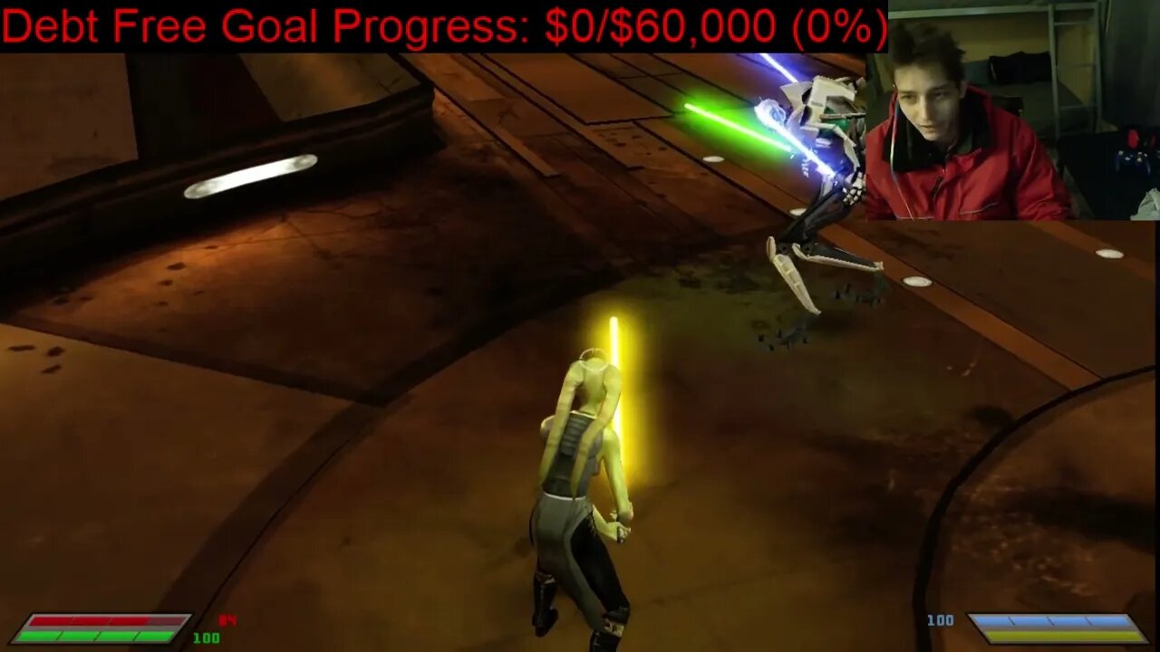 General Grievous VS Anakin Skywalker In A Battle In Star Wars Jedi Knight Jedi Academy