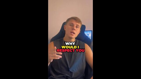 How To Have Respect For Yourself