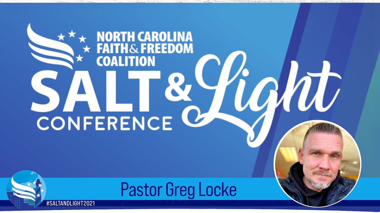 Pastor Greg Locke at the 2021 NC Faith & Freedom Salt & Light Conference