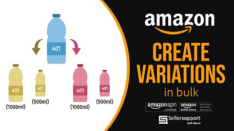 How to Create Product Variations in Bulk on Amazon Seller Central Panel