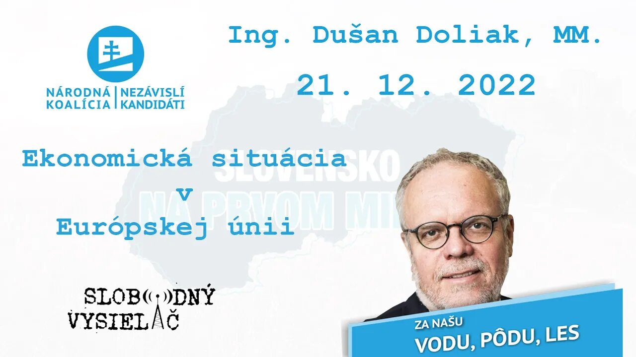 „Ekonomická situácia v Európskej únii.“ | 21. 12. 2022, Ing. Dušan Doliak, MM.