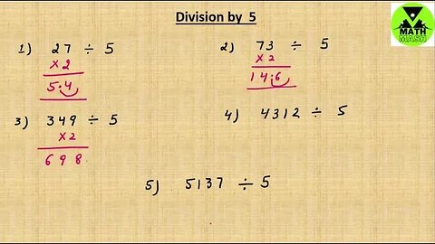 Division by 5 | Trick | Vedic_Mathematics