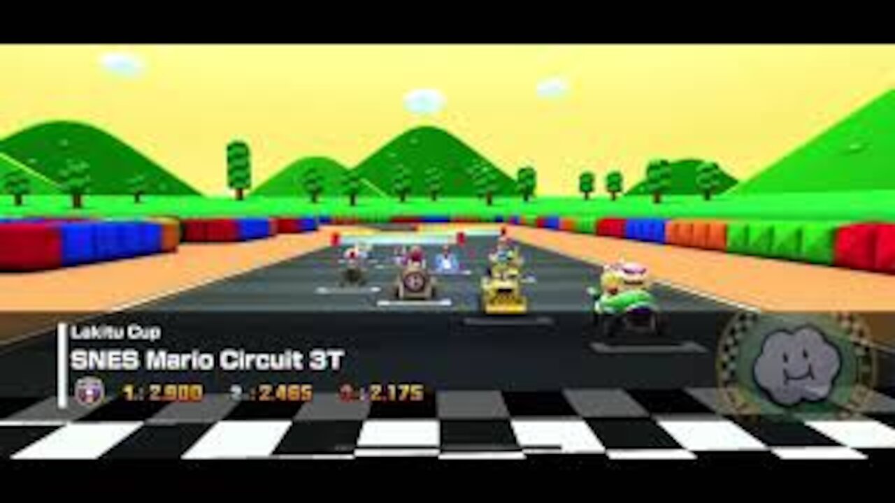 Mario Kart Tour - SNES Mario Circuit 3T Gameplay