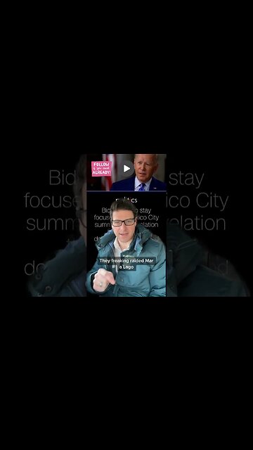 Biden Also Removed Classified Docs But No FBI Raid