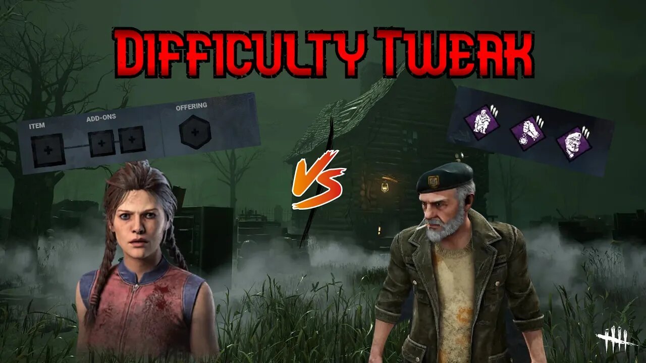 Dead By Daylight Survivor Difficulty Tweak | No Loudout Vs W/ Loudout