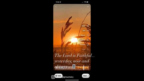 The Lord is Faithful, yesterday now and always…🎚