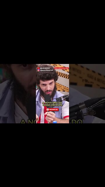 A NOVA PIRA DO DIOGO DEFANTE #shorts #diogodefante #igaounderground #mitico #miticojovem #podpah