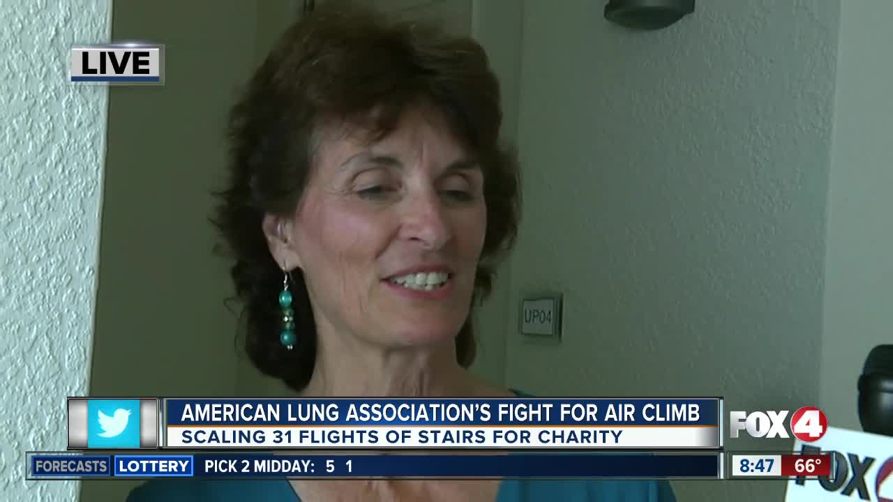 Annual Fight for Air Climb raises money for lung disease research in Southwest Florida