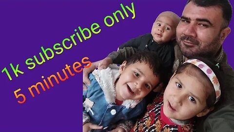1k subscribe only 5 minutes