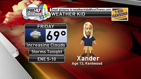 Weather Kid - Xander - 5/24/19