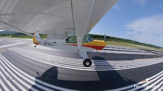 Test Flight with New 8.50x6 Tires on my Supercub