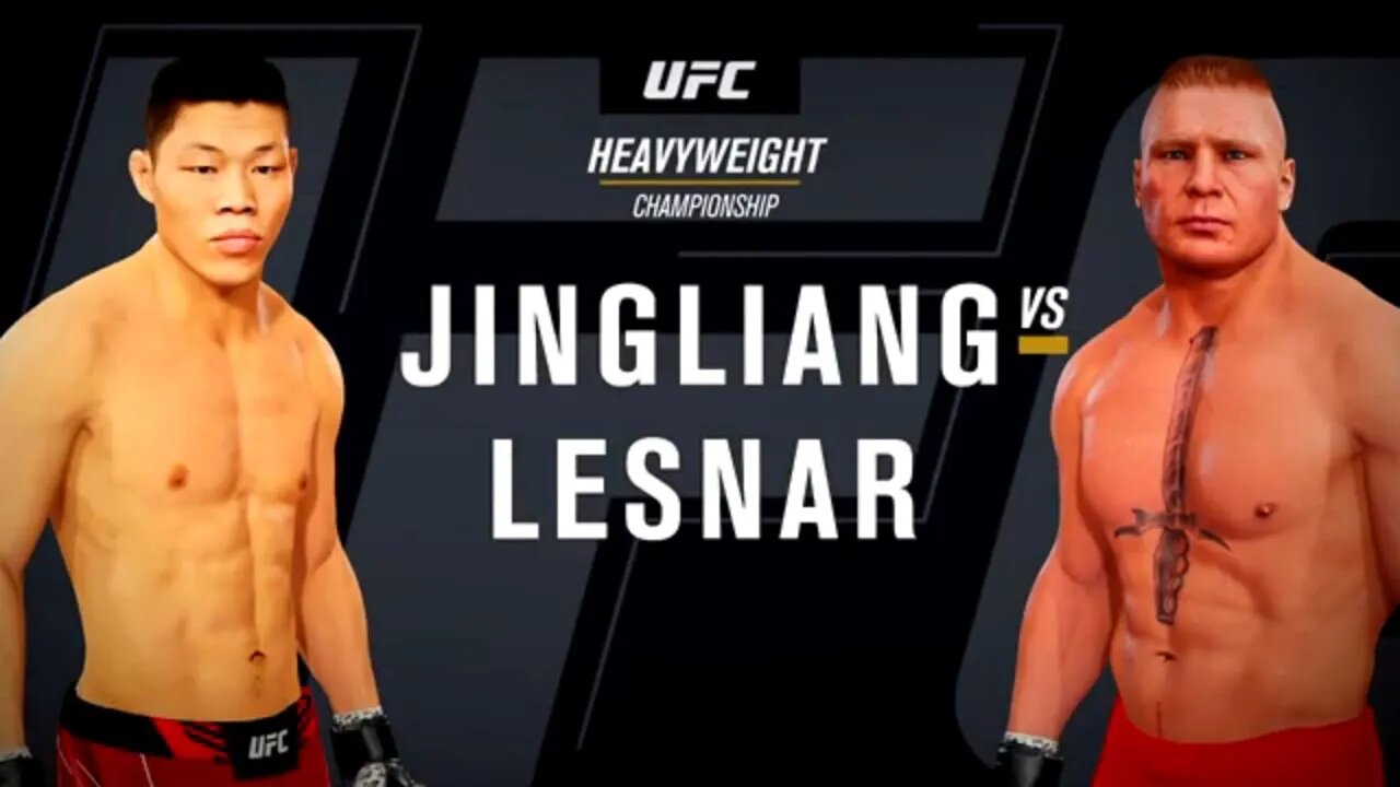 EA Sports UFC 4 Gameplay Brock Lesnar vs Li Jingliang